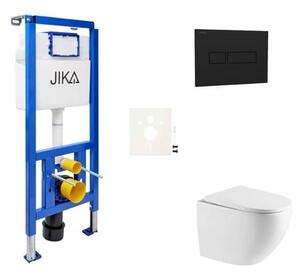Závěsný WC set do lehkých stěn / předstěnová SAT SIKOJSREX67CRM