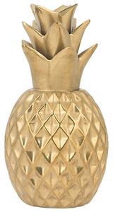Dekorativní figurka Ananas TYANA Keramika Zlatá