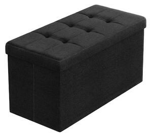 SEDACÍ BOX, textil, kompozitní dřevo, 76/38/38 cm Boxxx - Taburety, Online Only