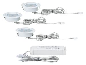 P 93554 Nábytkové zápustné svítidlo - sada 3ks Micro Line LED bílá - PAULMANN