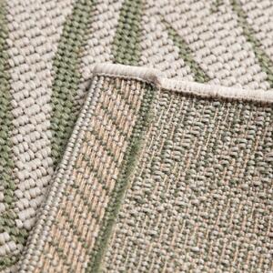 TRENDY koberec Cottage II wool/ jungle green 67x130cm