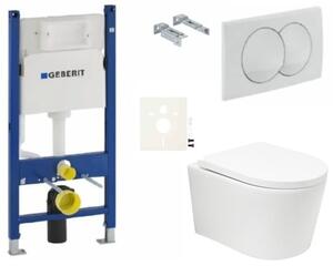 Závěsný WC set Geberit do lehkých stěn / předstěnová SAT BREVIS SIKOGESBRTORD01