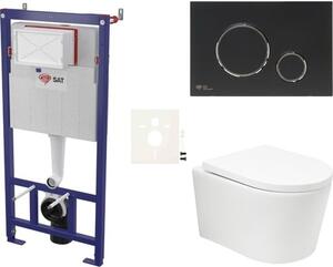 Závěsný WC set do lehkých stěn / předstěnová SAT BREVIS SIKOSSBRTOR78K