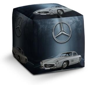 Sablio Taburet Cube Mercedes-Benz 300 SL V lese: 40x40x40 cm