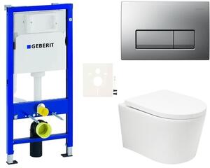 Závěsný WC set Geberit do lehkých stěn / předstěnová SAT BREVIS SIKOGESBRTORD50