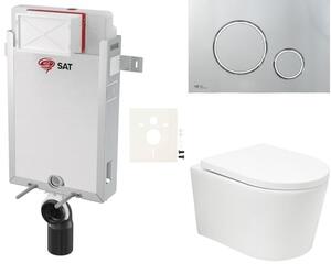 Závěsný WC set k zazdění SAT BREVIS SIKOSZBRTOR71