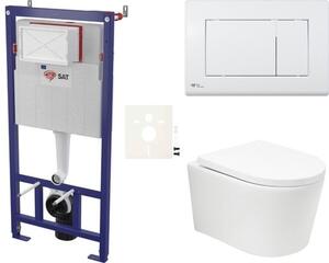Závěsný WC set do lehkých stěn / předstěnová SAT BREVIS SIKOSSBRTOR20K