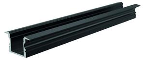 IMPR 975143 ET-02-12 vysoký T-profil pro 12 - 13,3 mm LED pásek matná černá - DEKOLIGHT