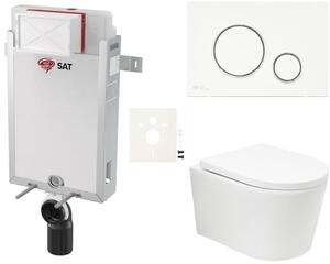 Závěsný WC set k zazdění SAT BREVIS SIKOSZBRTOR70