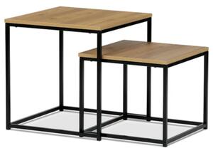 Odkládací Stolek Autronic 50x52 cm přírodní MDF AF-076 OAK
