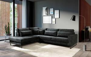 ROHOVÁ SEDAČKA, textil, kompozitní dřevo, barvy grafitu Livetastic - Sedací soupravy, Online Only