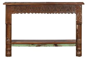 Konzolový stolek z teakového dřeva, 140x32x90cm (3M)