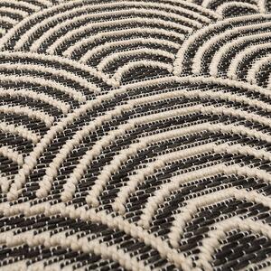 Koberec Jersey Home wool/black 120x170cm