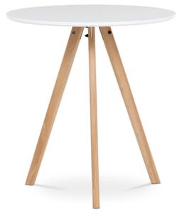 Jídelní stůl Autronic 70x75 cm bílý MDF mat DT-320 WT