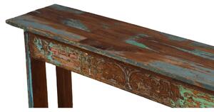 Konzolový stolek z teakového dřeva, 140x32x90cm (3P)