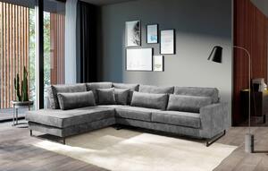 ROHOVÁ SEDAČKA, textil, kompozitní dřevo, šedá Livetastic - Sedací soupravy, Online Only