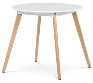 Jídelní stůl Autronic 80x74 cm mat DT-316 WT