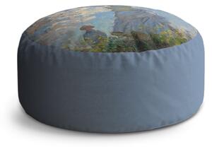 Sablio Taburet Circle Dáma se slunečníkem - Claude Monet: 40x50 cm