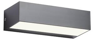 Redo 90153 nástěnné LED svítidlo Lampris tmavě šedé, 9,5W, 3000K, 17,2cm