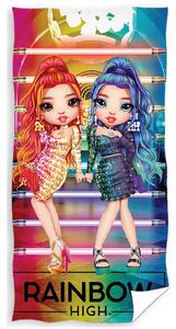 Carbotex Dětská osuška 70 × 140 cm ‒ Panenky Rainbow High Fashion Party