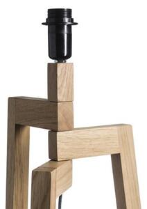 WOODY stolní podstavec dub 230V E27 25W - RED - DESIGN RENDL