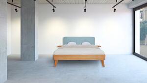 Postel DEIRA Buk 200x200cm - dřevěná postel z masivu o šíři 4 cm