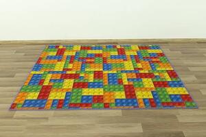 Dětský koberec Klocki vícebarevný
