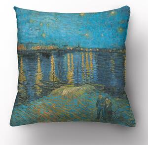 Lenbutik Povlak na polstář Vincent Van Gogh Nad Rýnem / Over the Rhon 45x45