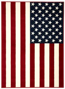 Hans Home | Kusový koberec American flag
