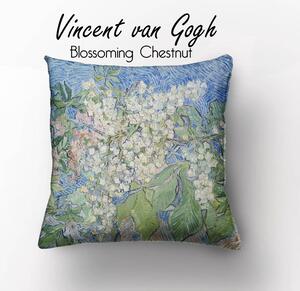 Lenbutik Povlak na polštář Vincent Van Gogh Blossoming Chestnut Branches 45x45