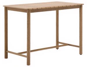 Kave Home Dřevěný zahradní barový stůl Sori 138 x 78 cm