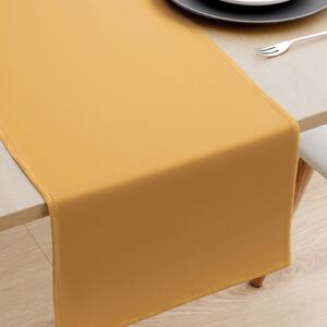 Goldea běhoun na stůl 100% bavlněné plátno - hořčicový 50x140 cm