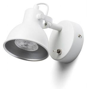 ROSITA I nástěnná bílá/stříbrnošedá 230V LED GU10 9W - RED - DESIGN RENDL