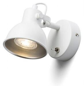 ROSITA I nástěnná bílá/stříbrnošedá 230V LED GU10 9W - RED - DESIGN RENDL