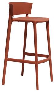 VONDOM Plastová barová židle AFRICA 76 cm