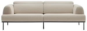 Béžová čalouněná třímístná pohovka Kave Home Aurum II. 234 cm