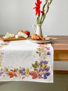 Lenbutik Lněný běhoun na stůl Milovaný podzim/ Lovely Autumn Rozměry ubrusů: 180x50 cm