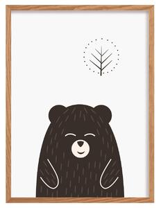 Obrázek Scandi Forest bear I 30x40 cm