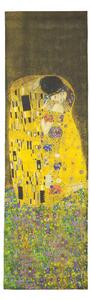 Lenbutik Tapiserie 100 % len, 145x45 cm, Gustav Klimt Polibek/ The Kiss