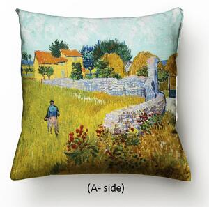 Lenbutik Povlak na polštář Vincent Van Gogh Šátek v Provanci / Farmhouse in Provance