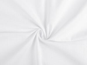 Bavlněné plátno METRÁŽ - 1 (160 cm, 140 g/m²) bílá