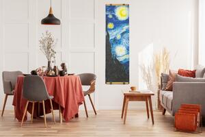 Lenbutik Tapiserie 100 % len, 145x45 cm, Vincent Van Gogh Hvězdná noc/ Starry night