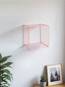 Sinsay - Kovová nástěnná polička - pastelová růžová