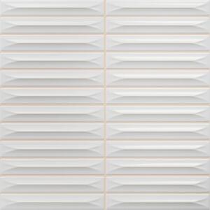 Obklad Vilar Albaro Arrow white 20x20 cm reliéfní ARROW151WH