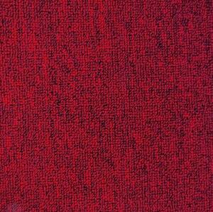 IDEAL Metrážový koberec A1 COLORO EFEKT 5180 BARVA: Červená, ŠÍŘKA: 4 m