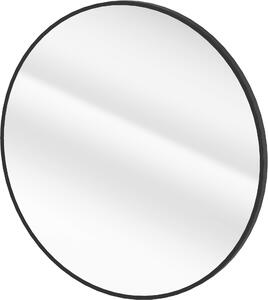 Deante Round, kulaté zrcadlo v černém rámu 60 cm, černá matná, DEA-ADR_N831