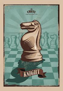 Obraz na plátně Vintage Chess I