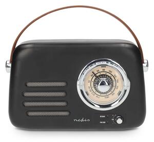 Nedis RDFM2600BK - FM retro rádio 3W/5V 1500 mAh
