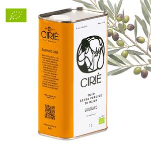 Extra panenský olivový olej BIO 1000 ml plech – italský prémiový olivový olej na vaření a saláty, BIOLOGICO CIRIE’