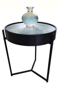 Globo B152573 - Konferenční stolek IVANA pr. 49 cm černá